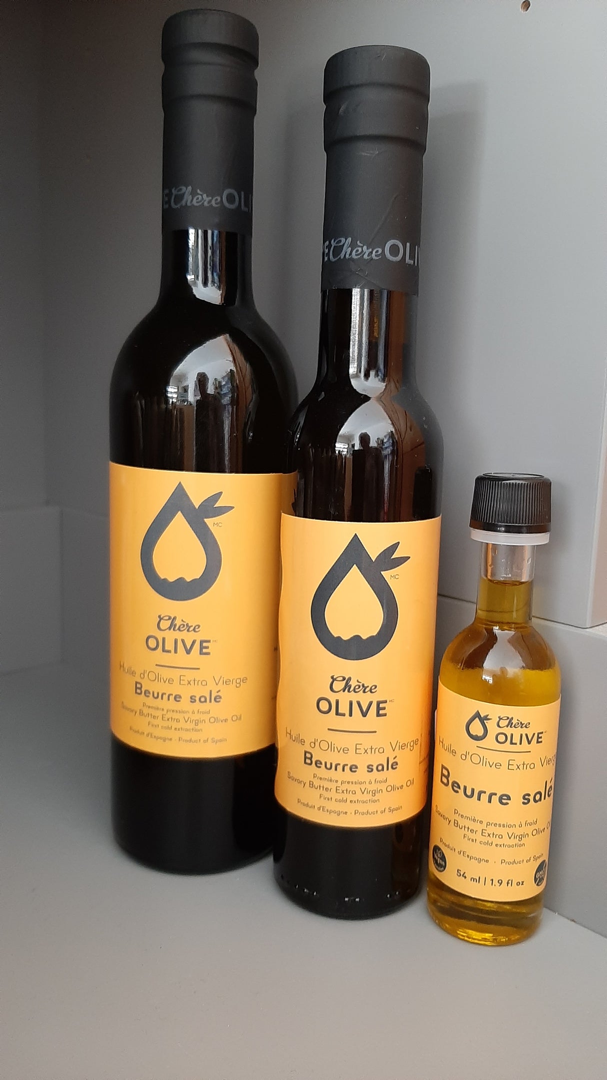 CHE3015 - Huile d'olive extra vierge - Beurre salé