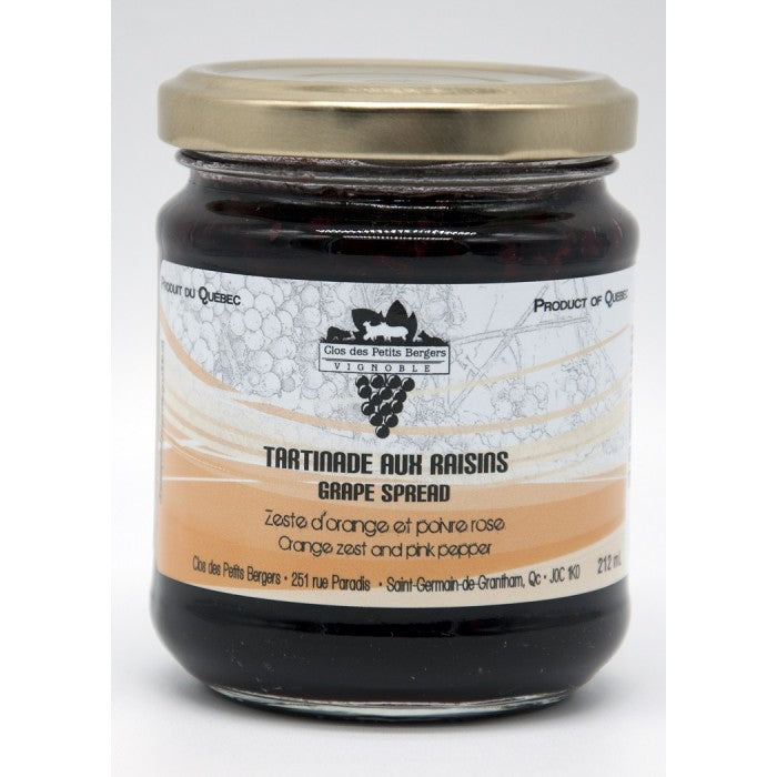 CLO3799 - Tartinade aux raisins zeste d'orange et poivre rose