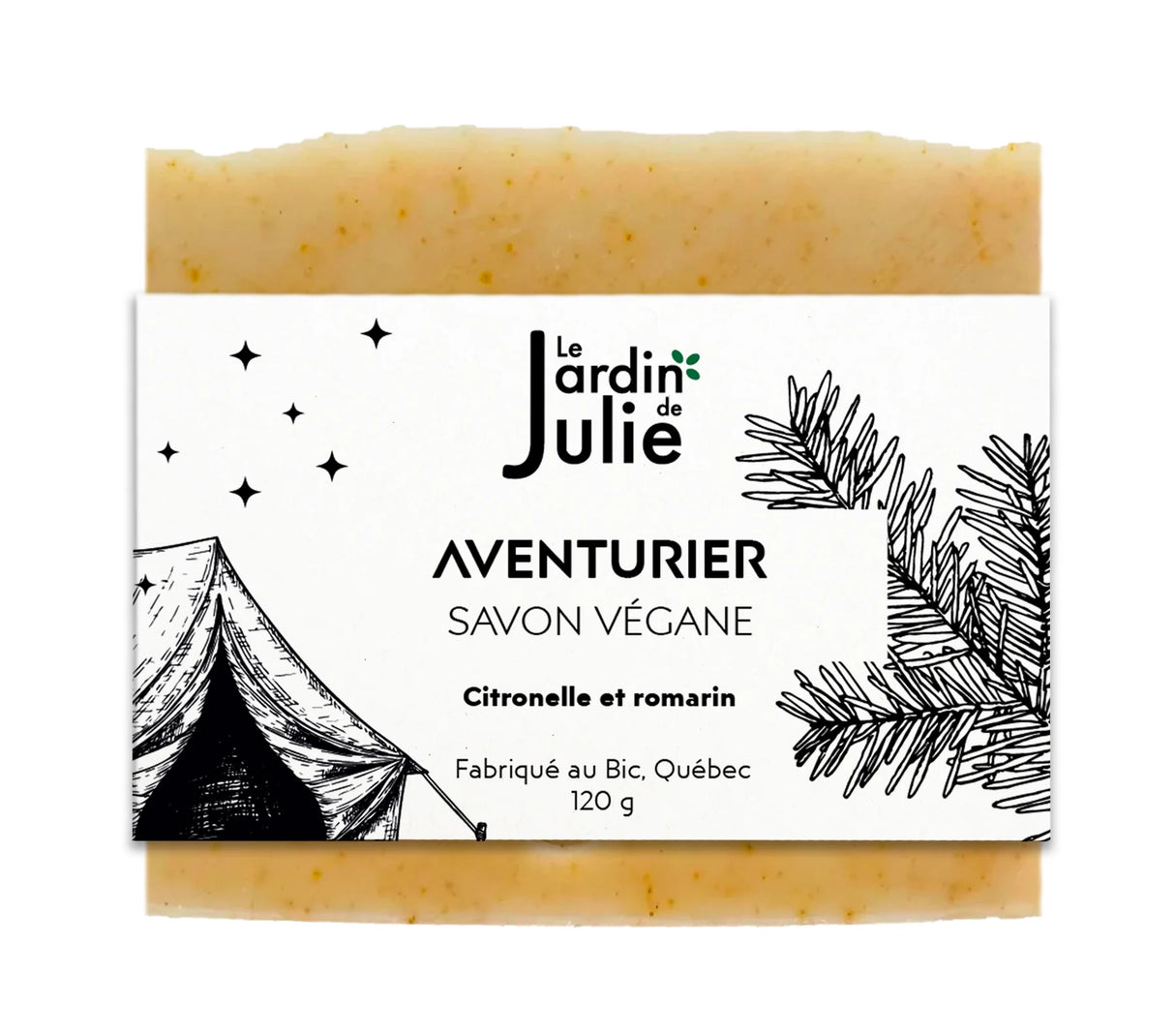 JdJ0439 - Savon artisanal végane - citronnelle et romarin