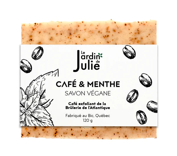 JdJ0441 - Vegan artisanal soap - Coffee and mint