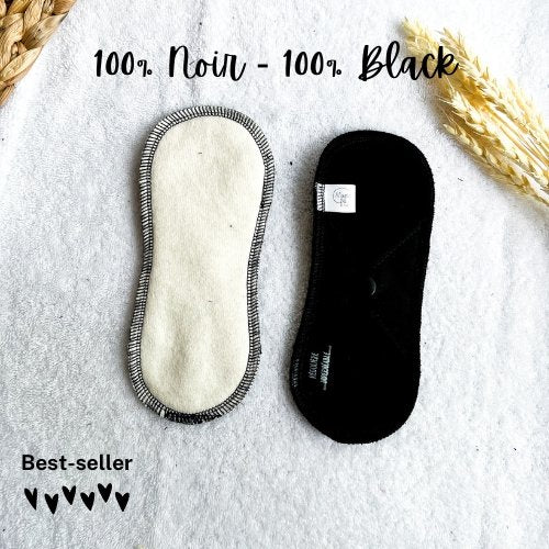 MF0004 - Serviette hygiénique lavable - régulière courte naturelle