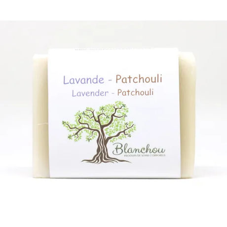 BLA0101 - Savon feutré aux huiles essentielles à la lavande et au patchouli