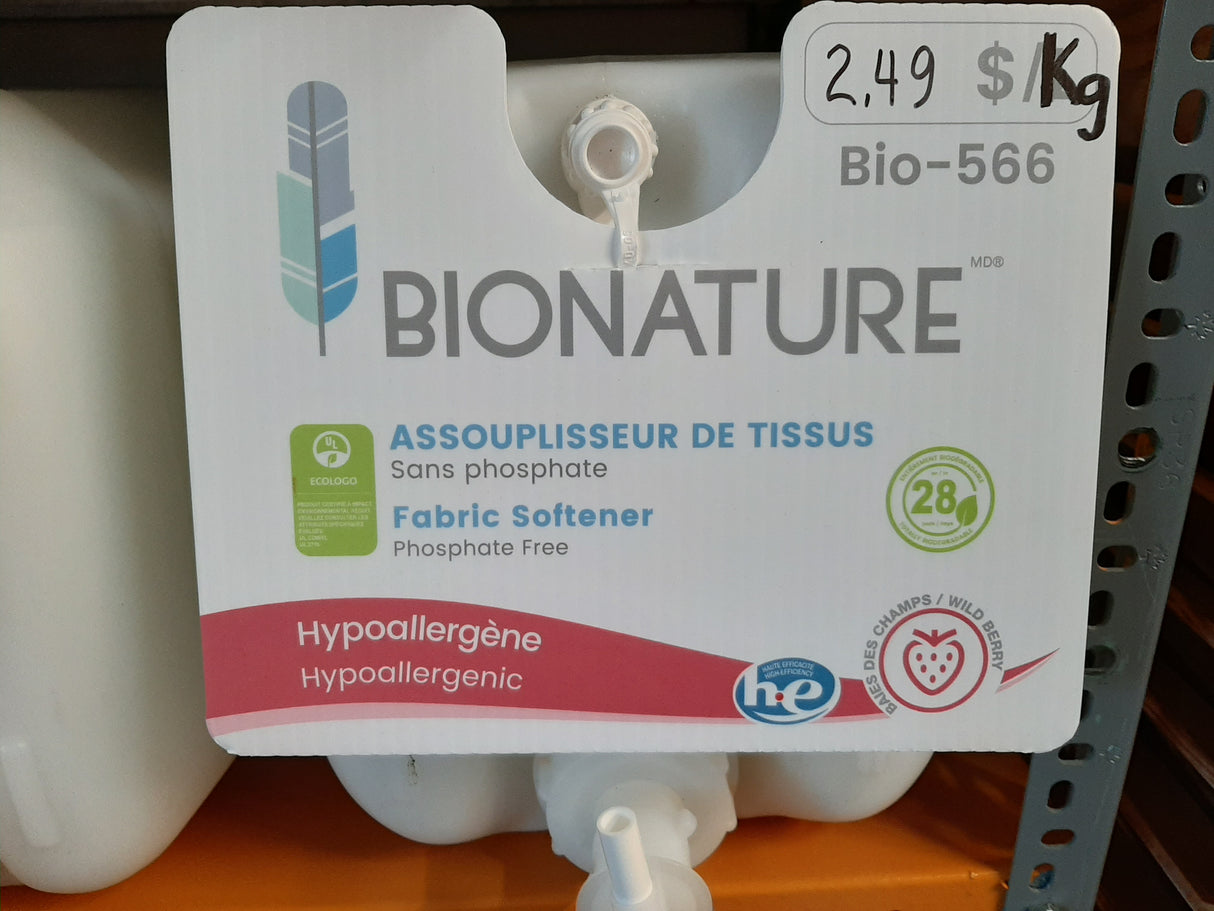 BIO796 - VRAC/BULK - Assouplisseur de tissus /Fabric Softener - Floral - $ / 100g