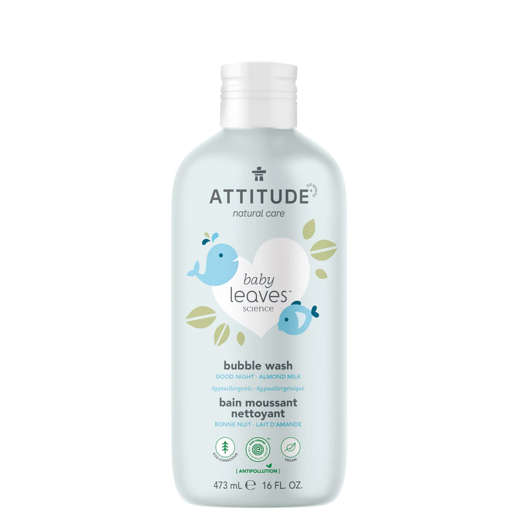 ATT8313 - Bain moussant nettoyant - Baby leaves - lait d'amande