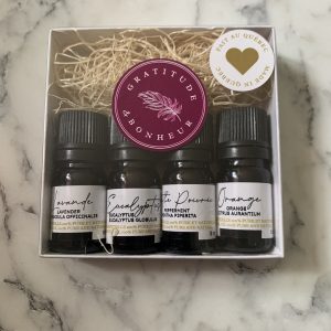 GRA0008 - Box of 4 essential oils 