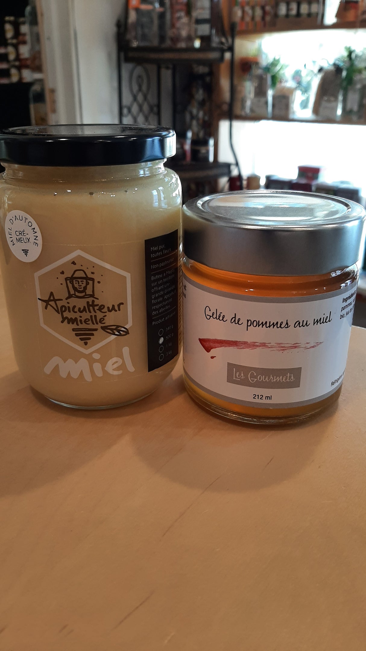 ENS0127 - Miel crémeux et gelée de pommes au miel