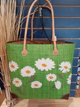 PAN0004 - Basket bag with floral patterns 