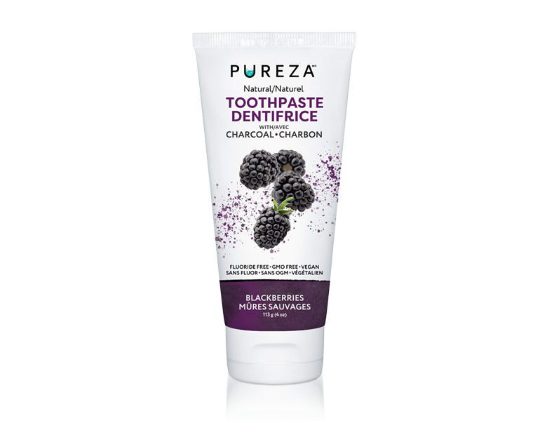 PZA5109 - Natural Toothpaste – Wild Blackberries with Charcoal 