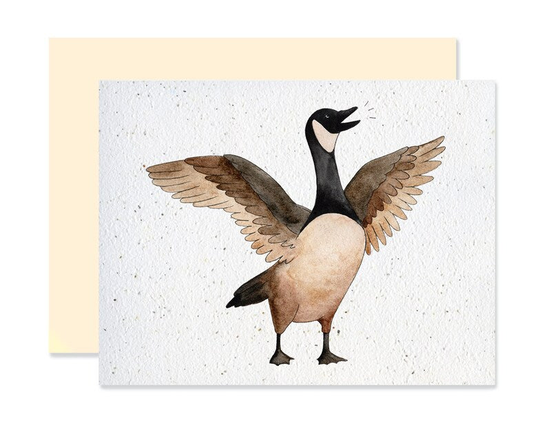 EMM0040 - Plantable greeting card - Bustard