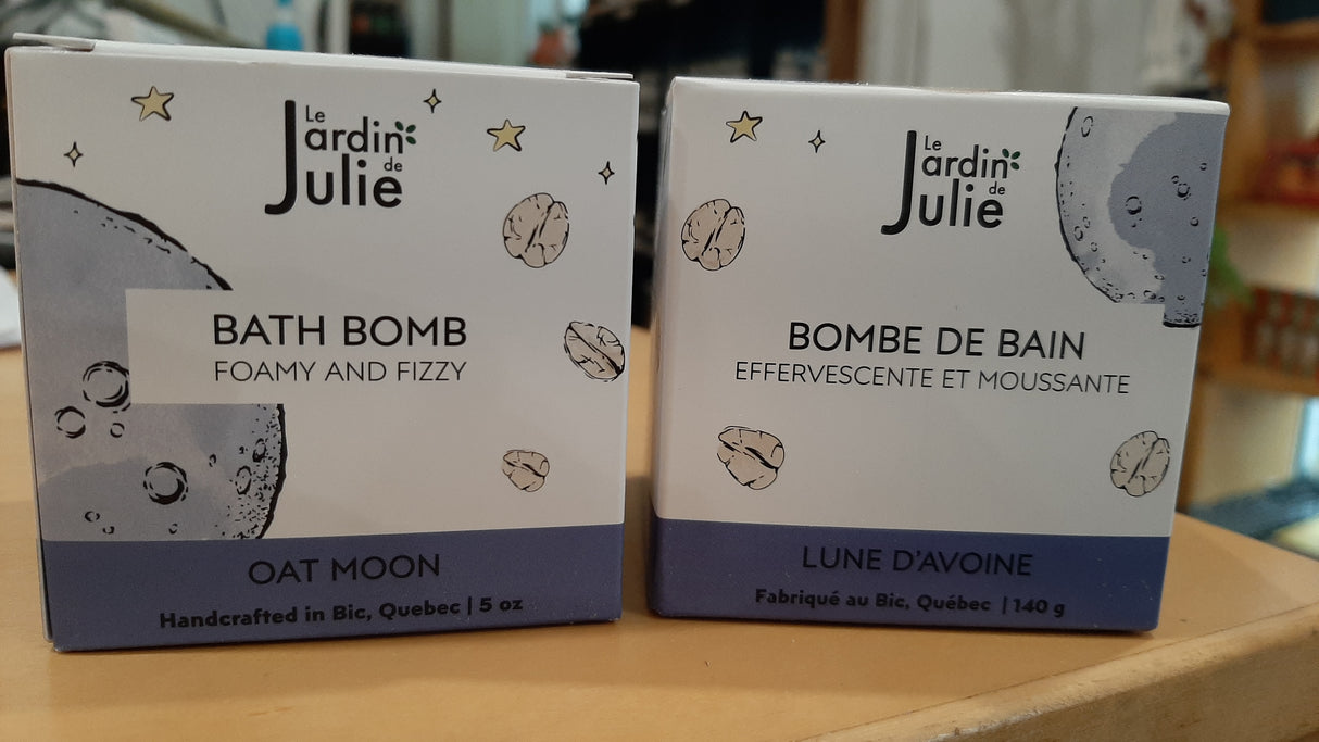 JdJ0027 - Bombe de bain effervescente et moussante à la lune d'avoine