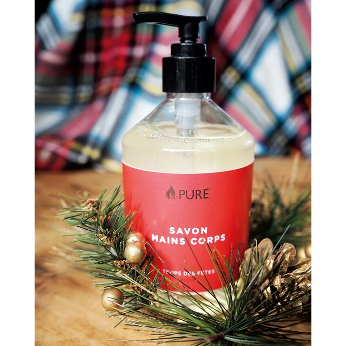 PUR0582 - Savon mains corps / Body & hand soap - Temps des fêtes / Holida