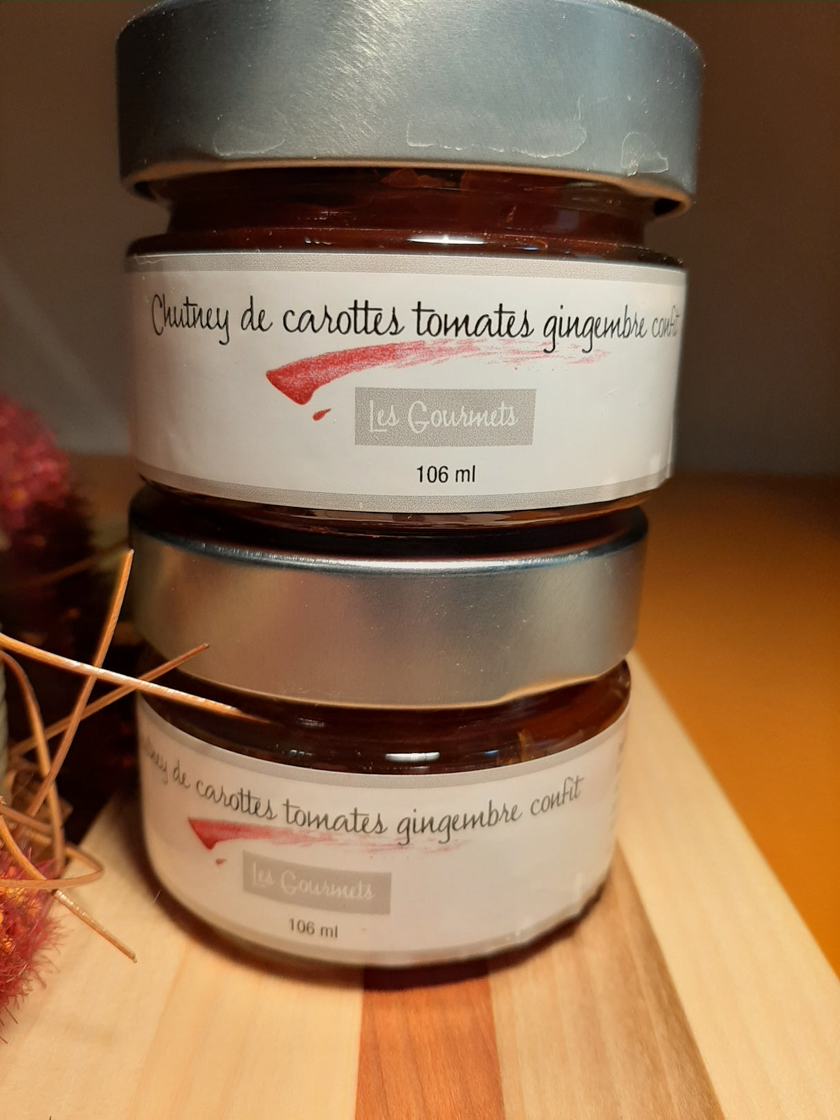 ENV0020 - Chutney de carottes tomates gingembre confit