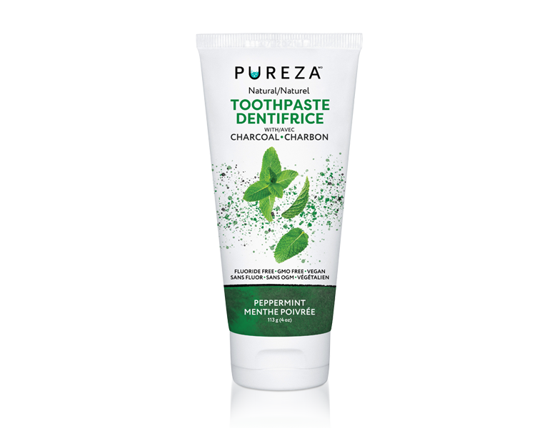 PZA0002 - VRAC - Dentifrice naturel – Menthe poivrée avec Charbon