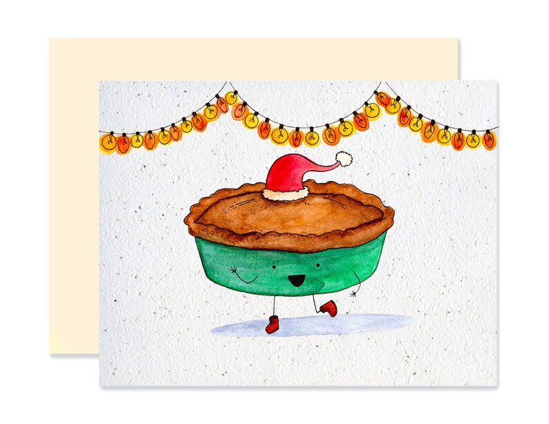 EMM0014 - Carte à planter / Plantable greeting card -  Tourtière