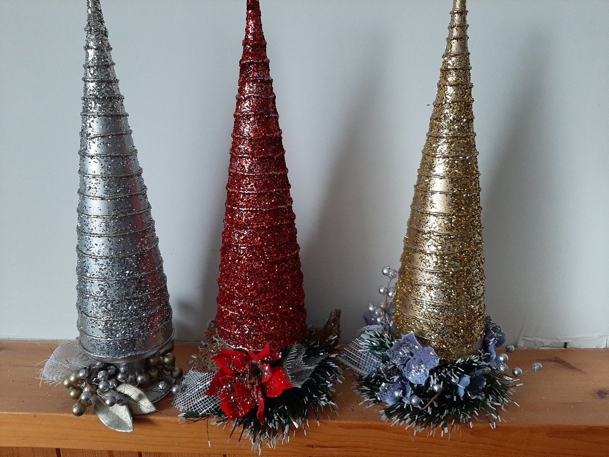 DÉCO-N - Colored Christmas trees (sold separately or in sets of 3) 