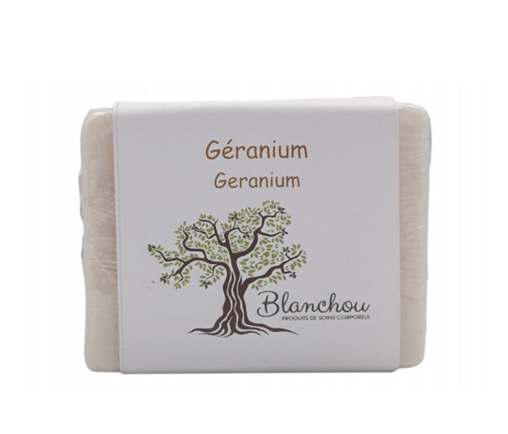 BLA0013 - Savon à l'huile essentielle de géranium