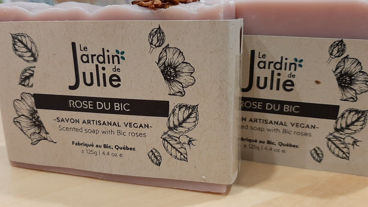 JdJ0455 - Vegan artisanal soap - Rose du Bic