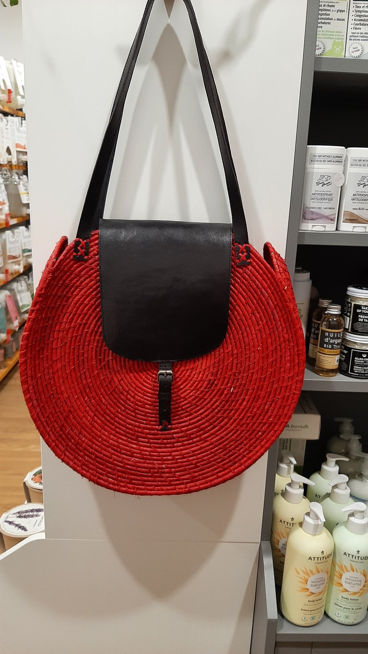 PAN0064 - Sac rond - grand - rouge