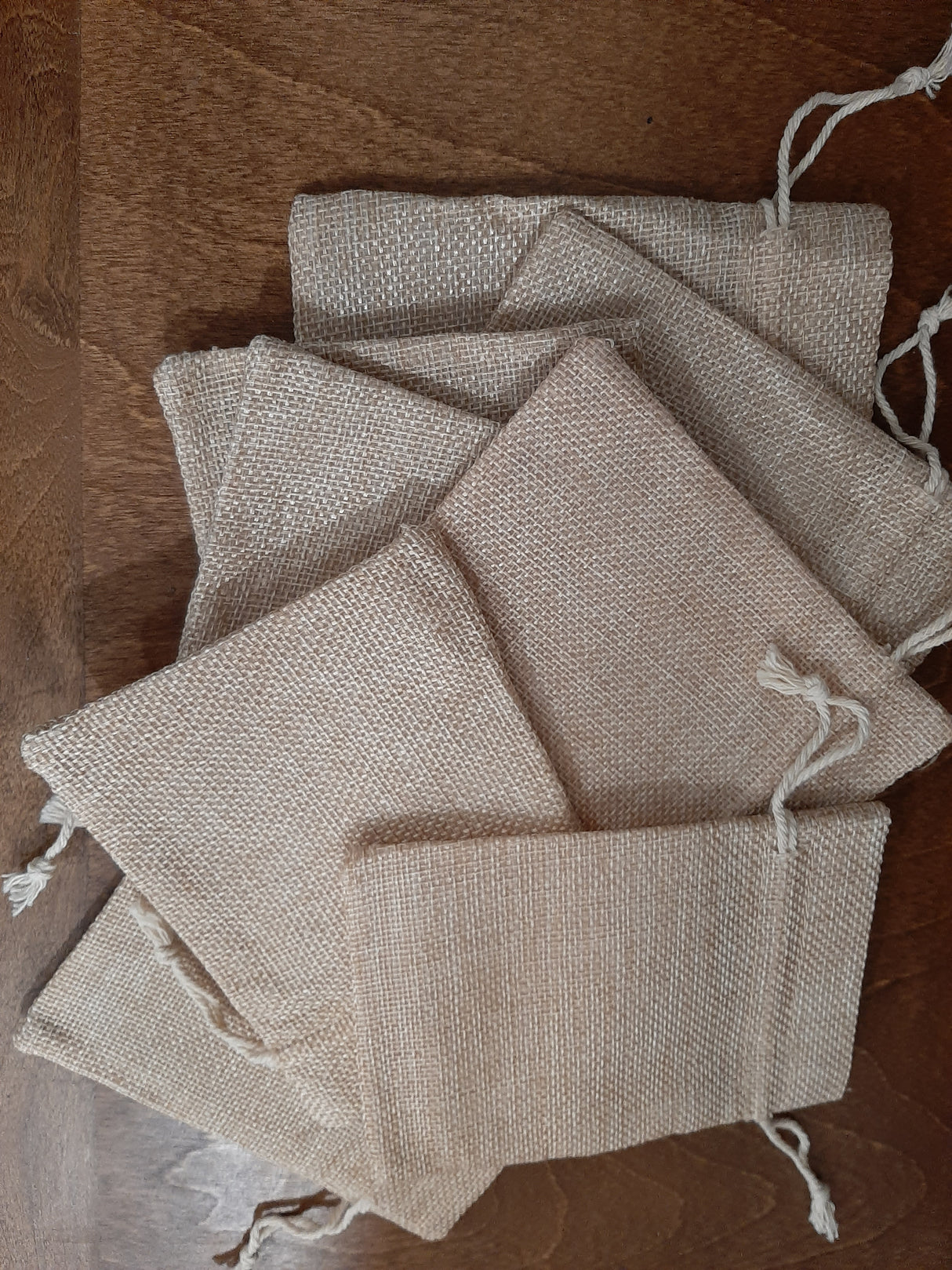 POC0001 - Pochette en jute naturelle