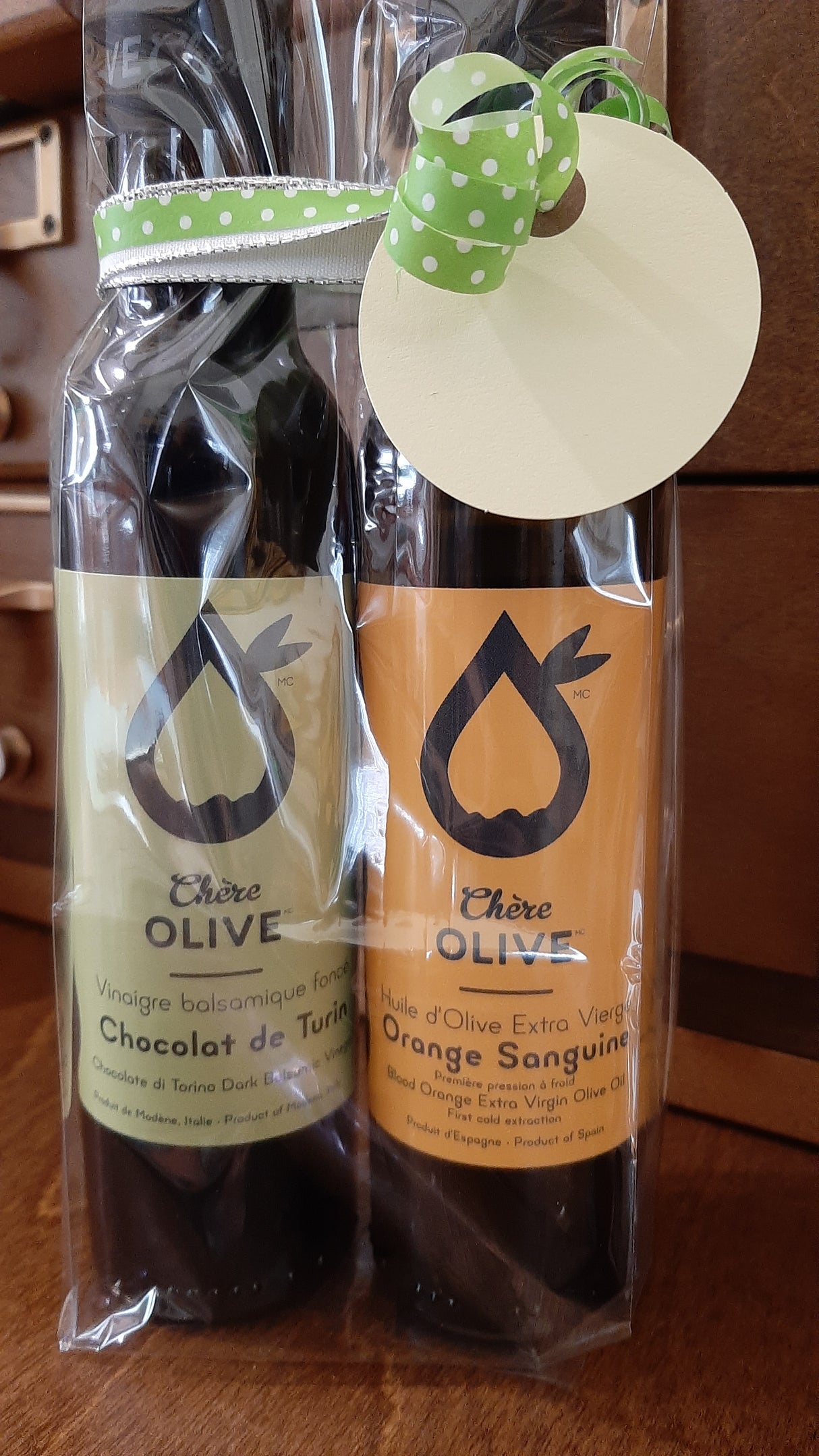 ENS0114 - Olive oil &amp; balsamic vinegar gift set 