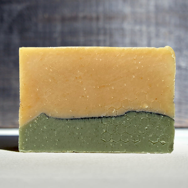 API0007 - Handmade soap - Sage - lemongrass - lemon 