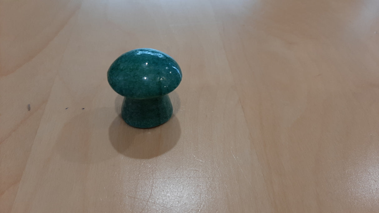 MUS0070 - Mini Green Marble Mushroom