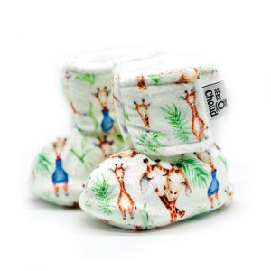 BOC0053 - Baby slippers - 24-36 months - giraffes 