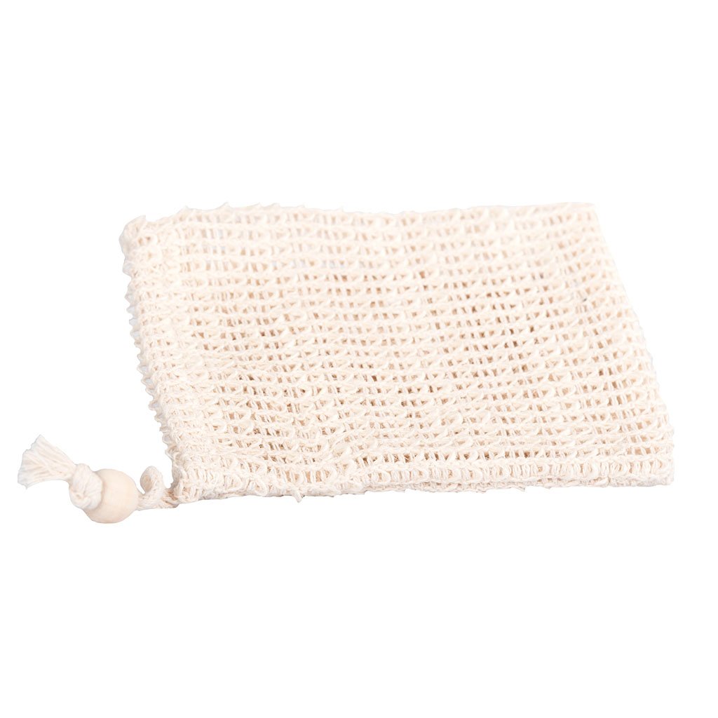 HOM3769 - Cotton and hemp soap bag 