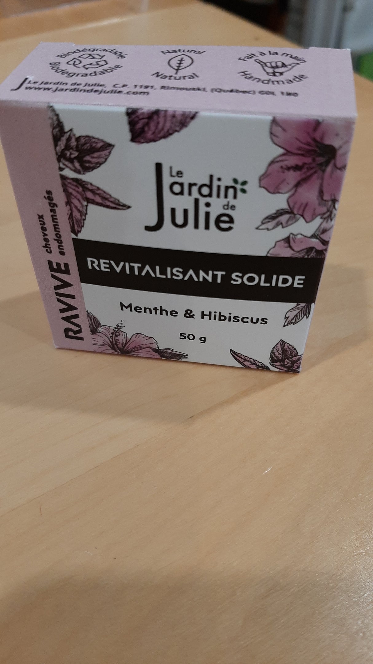 JdJ9426 - Solid conditioner - Mint and hibiscus 