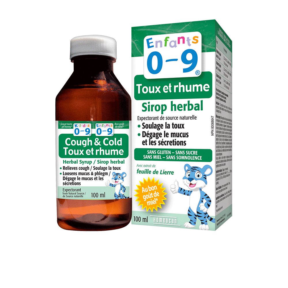 HOM5255 - Sirop herbal pour enfants - formule de jour