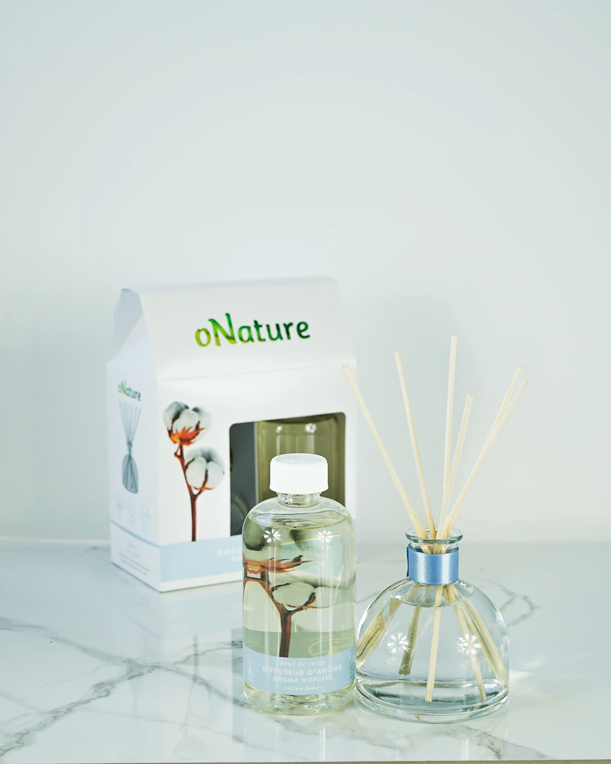 ONA1321 - COFFRET diffuseur d'arôme / Aroma diffuser - Fleur de coton